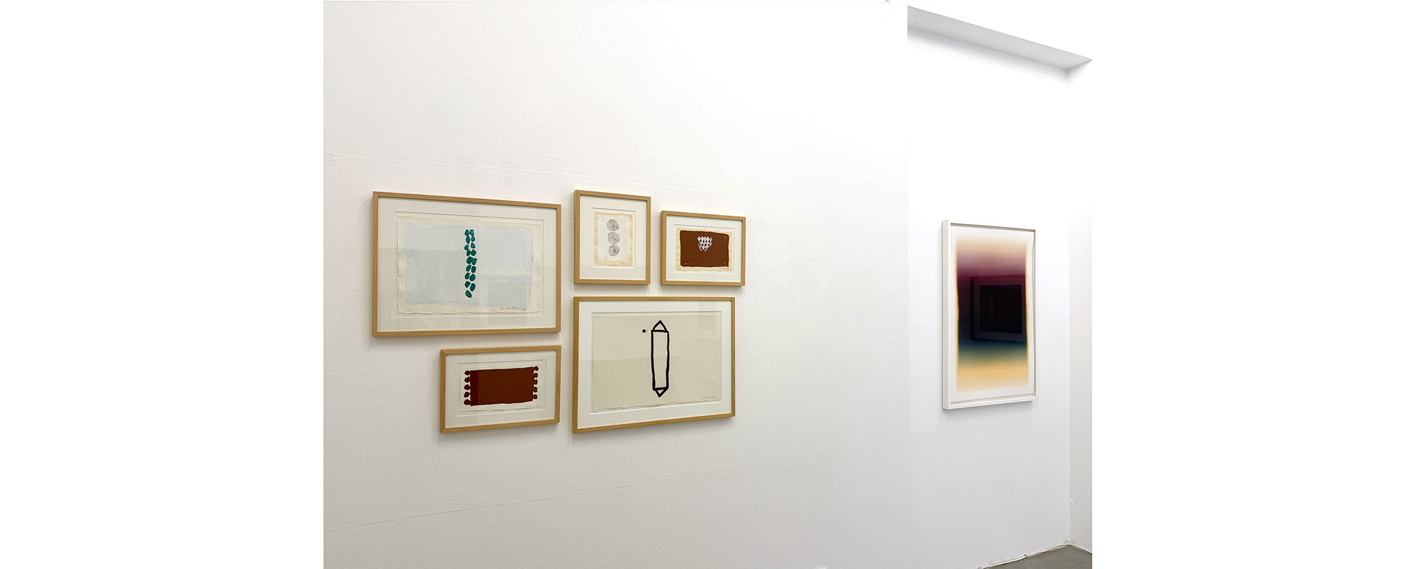 Ausstellungsansicht "Gallery Artists I. Painting and more...", Galerie Renate Bender 2026