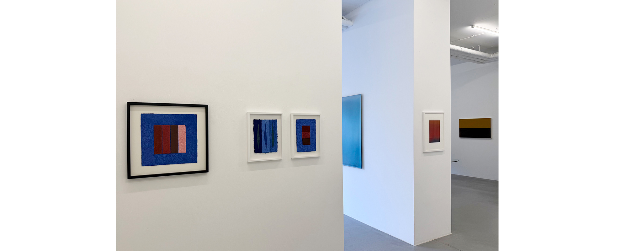 Ausstellungsansicht "Gallery Artists I. Painting and more...", Galerie Renate Bender 2026