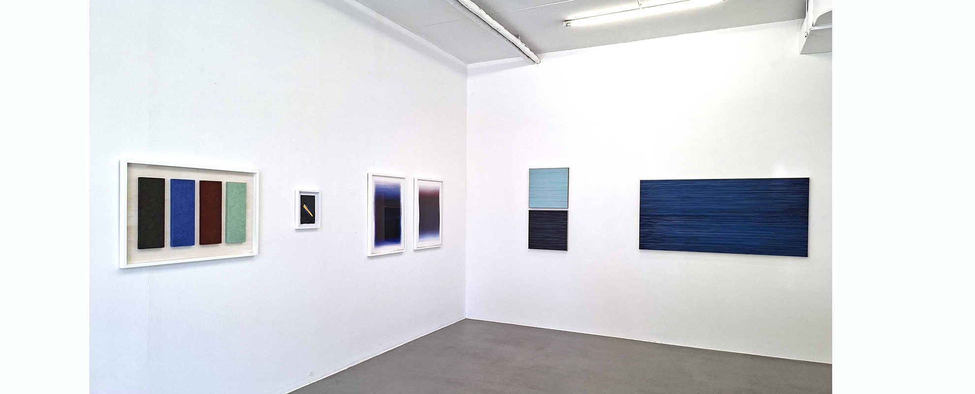 Ausstellungsansicht "Gallery Artists I. Painting and more...", Galerie Renate Bender 2026