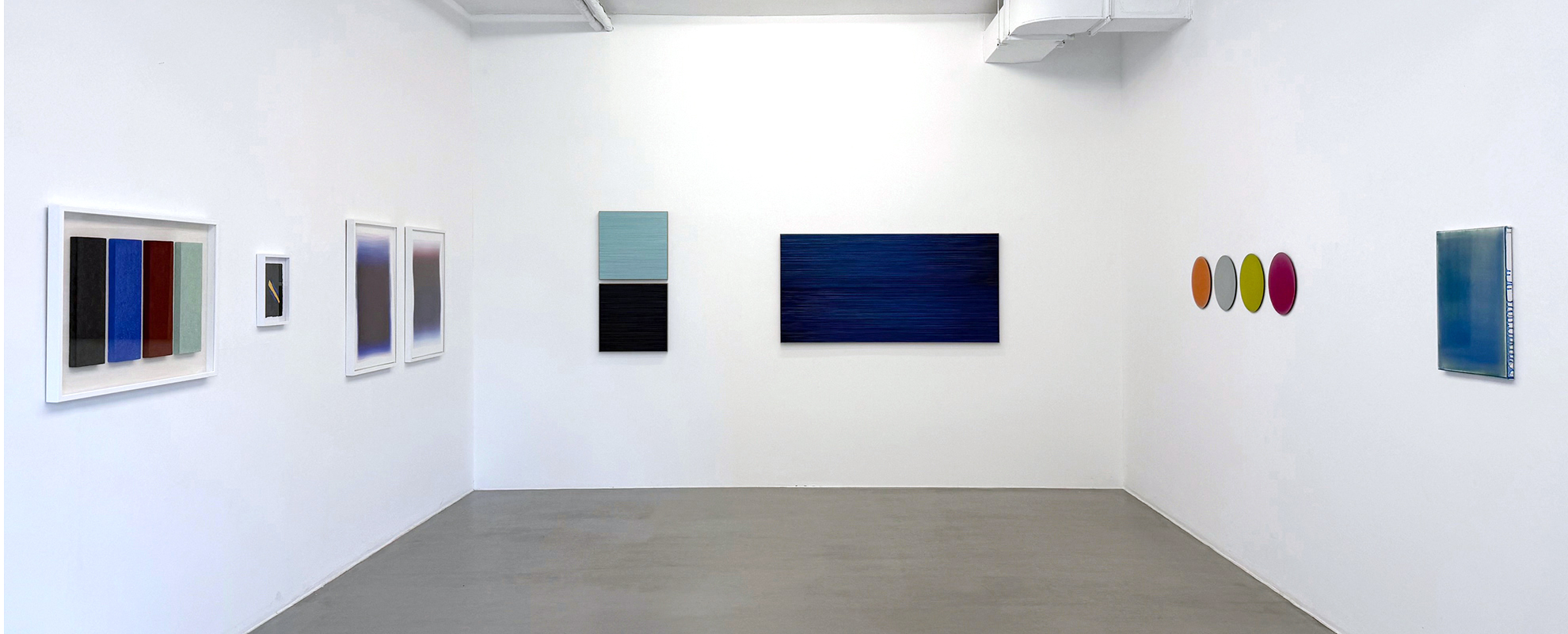 Ausstellungsansicht "Gallery Artists I. Painting and more...", Galerie Renate Bender 2026