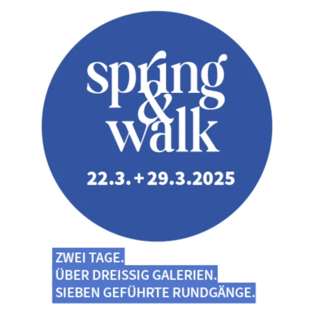 Spring & Walk – das heißt an zwei Frühlings-Samstagen längere Öffnungszeiten und Rundgänge. Macht einen Frühlingsspaziergang durch die teilnehmenden Galerien; sie alle sind am 22. und 29. März von 11 bis 16 Uhr geöffnet.

Die Galerie Renate Bender ist Teil des RUNDGANG 3 – KUNSTAREAL am 22.3. um 14 Uhr. Unter www.openart-munich.de könnt ihr euch für die ca. zweistündige Führung anmelden (15 € p.P.).
Aber selbstverständlich könnt ihr die Galerien auch ohne Führung und im eigenen Tempo erkunden. 

Wir freuen uns auf Euren Besuch!

Weitere Infos:
www.openart-munich.de

#springwalkmunich 
#openartmunich 
#galeriebender